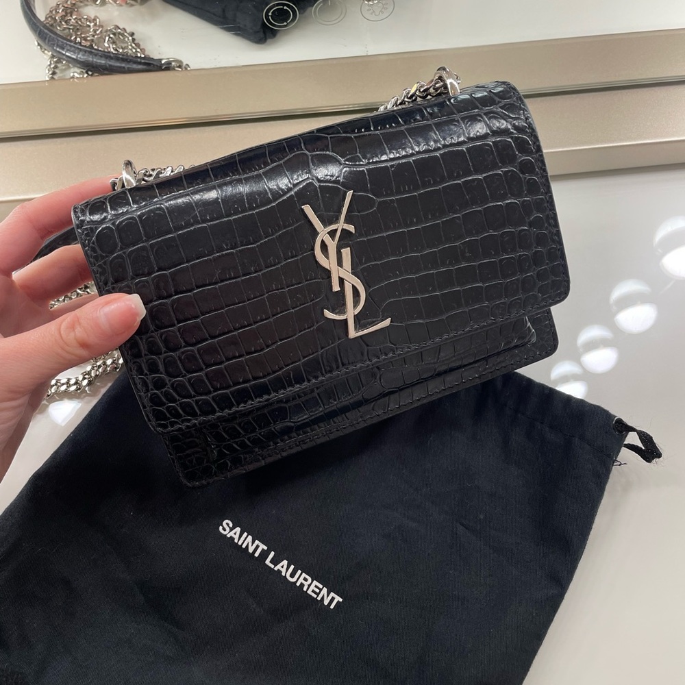 Saint Laurent sunset chain wallet